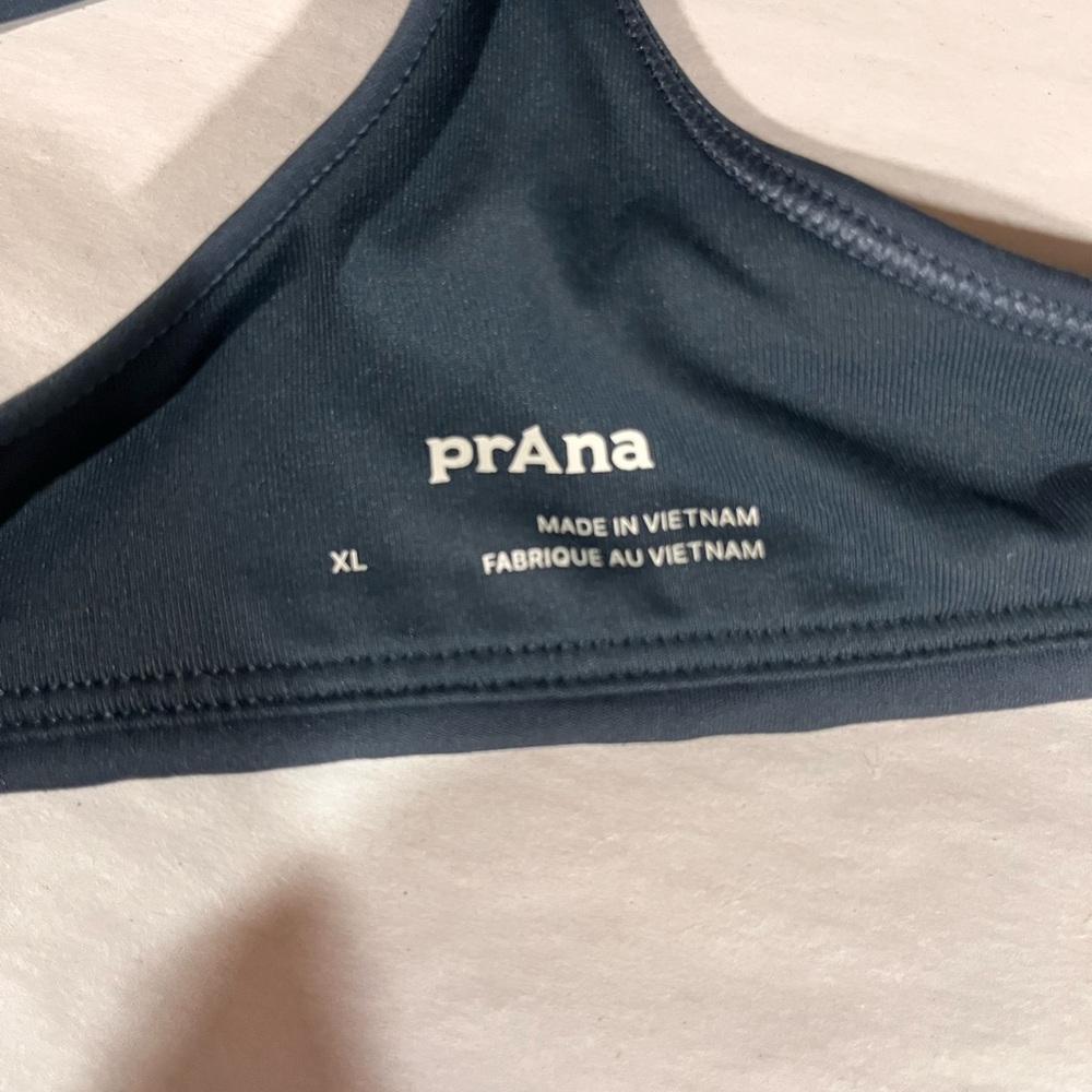 Prana NEW Luxara Racerback Bra in Stormy Night XL - Picture 8 of 9